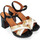 Schuhe Damen Pumps Chie Mihara Sandale mit Absatz  schwarz, weiß und gold Other