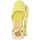 Schuhe Damen Sandalen / Sandaletten Castaner Espadrilles Castañer Tina aus lindgrünem Stoff Gelb
