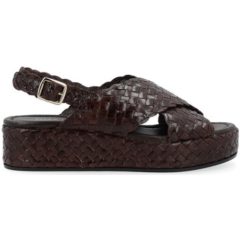 Schuhe Damen Sandalen / Sandaletten Pon´s Quintana Sandale  Forli aus dunkelbraunem Leder Other