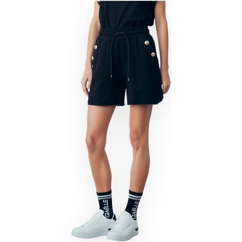 Kleidung Damen Shorts / Bermudas GaËlle Paris GAABW00497PTTS0032 NE01 Schwarz
