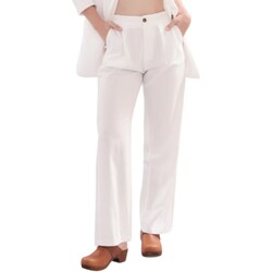 Kleidung Damen 5-Pocket-Hosen White Wise WW29137 Weiss