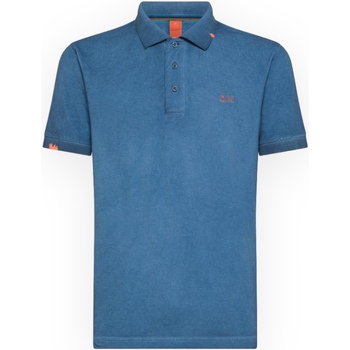 Kleidung Herren T-Shirts & Poloshirts Sun68 A34143 80 Blau