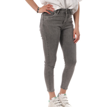 Kleidung Damen Slim Fit Jeans Monday Premium PS-1017 Grau