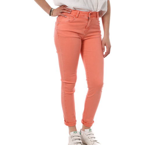 Kleidung Damen Slim Fit Jeans Monday Premium LW-339-F Orange