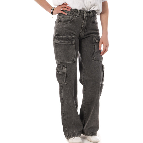 Kleidung Damen Jeans Monday Premium L-3181-3 Schwarz