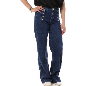 Kleidung Damen Straight Leg Jeans Monday Premium L-3153-1 Blau