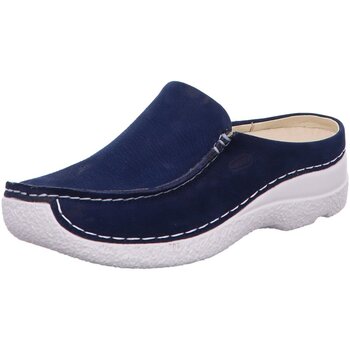 Schuhe Damen Pantoletten / Clogs Wolky Pantoletten Seamy Slide 0625011-820 Blau