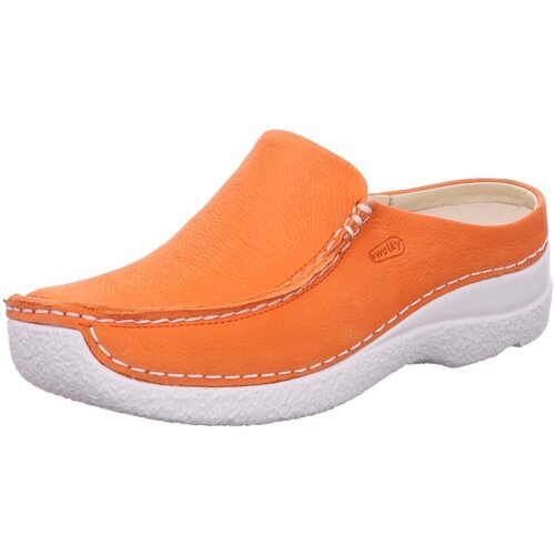 Schuhe Damen Pantoletten / Clogs Wolky Pantoletten Seamy Slide 0625011-557 Orange