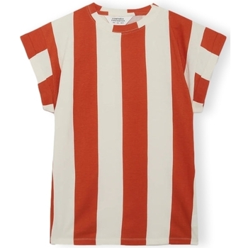 Kleidung Damen Sweatshirts Compania Fantastica COMPAÑIA FANTÁSTICA T-shirt 42103 - White/Rust Orange