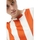 Kleidung Damen Sweatshirts Compania Fantastica COMPAÑIA FANTÁSTICA T-shirt 42103 - White/Rust Orange