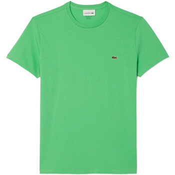 Kleidung Herren T-Shirts Lacoste TH6709 Grün