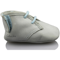 Schuhe Kinder Stiefel Clarks BABY WARM Blau