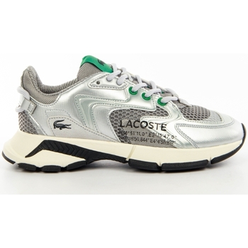 Schuhe Damen Sneaker Low Lacoste L003 Neo Silbern