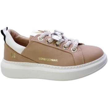 Schuhe Damen Sneaker Low Lorenzo Mari 248928 Braun