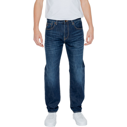 Kleidung Herren Slim Fit Jeans EAX 3DZJ13 Z1UYZ Blau