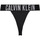 Kleidung Damen Bikini Ober- und Unterteile Calvin Klein Jeans KW0KW02579 - STRING-NYLON Schwarz