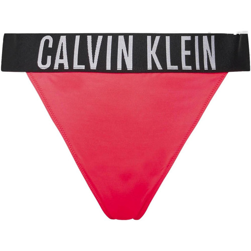 Kleidung Damen Bikini Ober- und Unterteile Calvin Klein Jeans KW0KW02665 - TANGA Rot