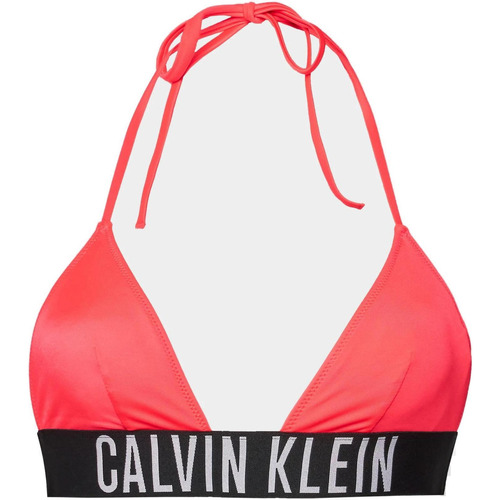 Kleidung Damen Bikini Ober- und Unterteile Calvin Klein Jeans MICRO TRIANGLE KW0KW02666 Rot
