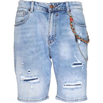 Kleidung Herren Shorts / Bermudas Gianni Lupo GL6246Q Blau