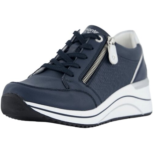 Schuhe Damen Sneaker Remonte D0T03-14 Blau
