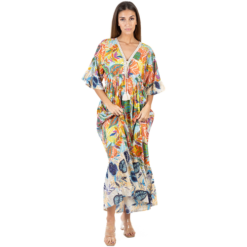 Kleidung Damen Maxikleider Isla Bonita By Sigris Kleid Multicolor