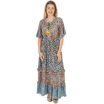 Kleidung Damen Maxikleider Isla Bonita By Sigris Kleid Multicolor