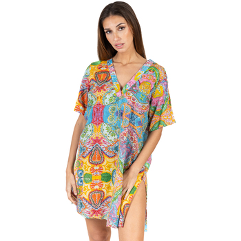 Kleidung Damen Kleider Isla Bonita By Sigris Kurta Multicolor