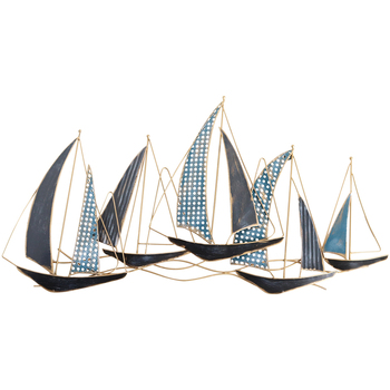 Home Statuetten und Figuren Signes Grimalt Segelboot-Wandornament Grau