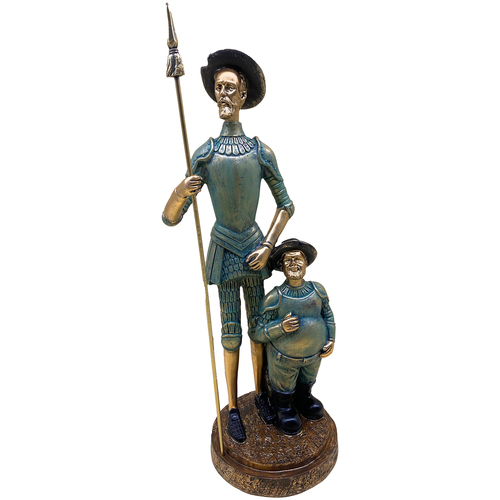 Home Statuetten und Figuren Signes Grimalt Don Quijote Und Sancho Grau