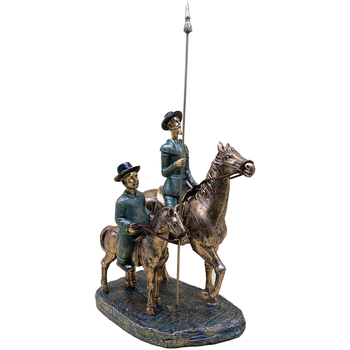 Home Statuetten und Figuren Signes Grimalt Don Quijote Sancho Pferd Grau