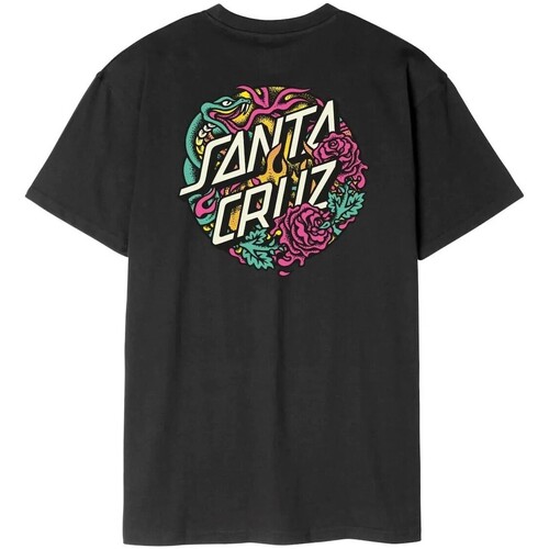 Kleidung Herren T-Shirts Santa Cruz  Schwarz