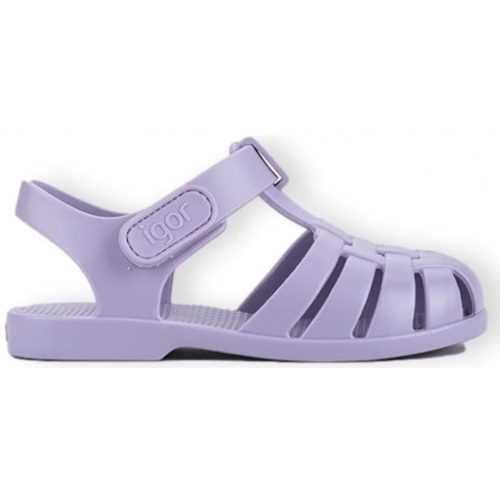 Schuhe Kinder Sandalen / Sandaletten IGOR Baby Sandals Clasica V - Malva Violett