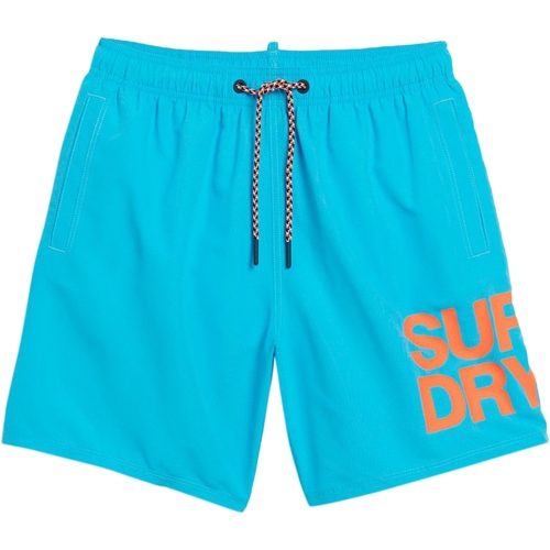 Kleidung Herren Shorts / Bermudas Superdry 235273 Blau