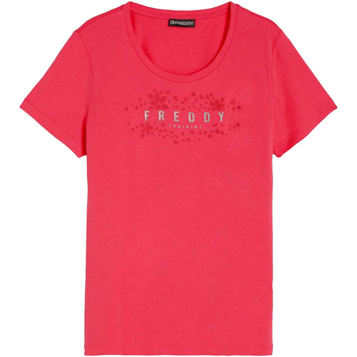 Kleidung Damen T-Shirts Freddy T-Shirt Manica Corta Rosa