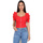 Kleidung Damen Tops / Blusen La Modeuse 70689_P165274 Rot