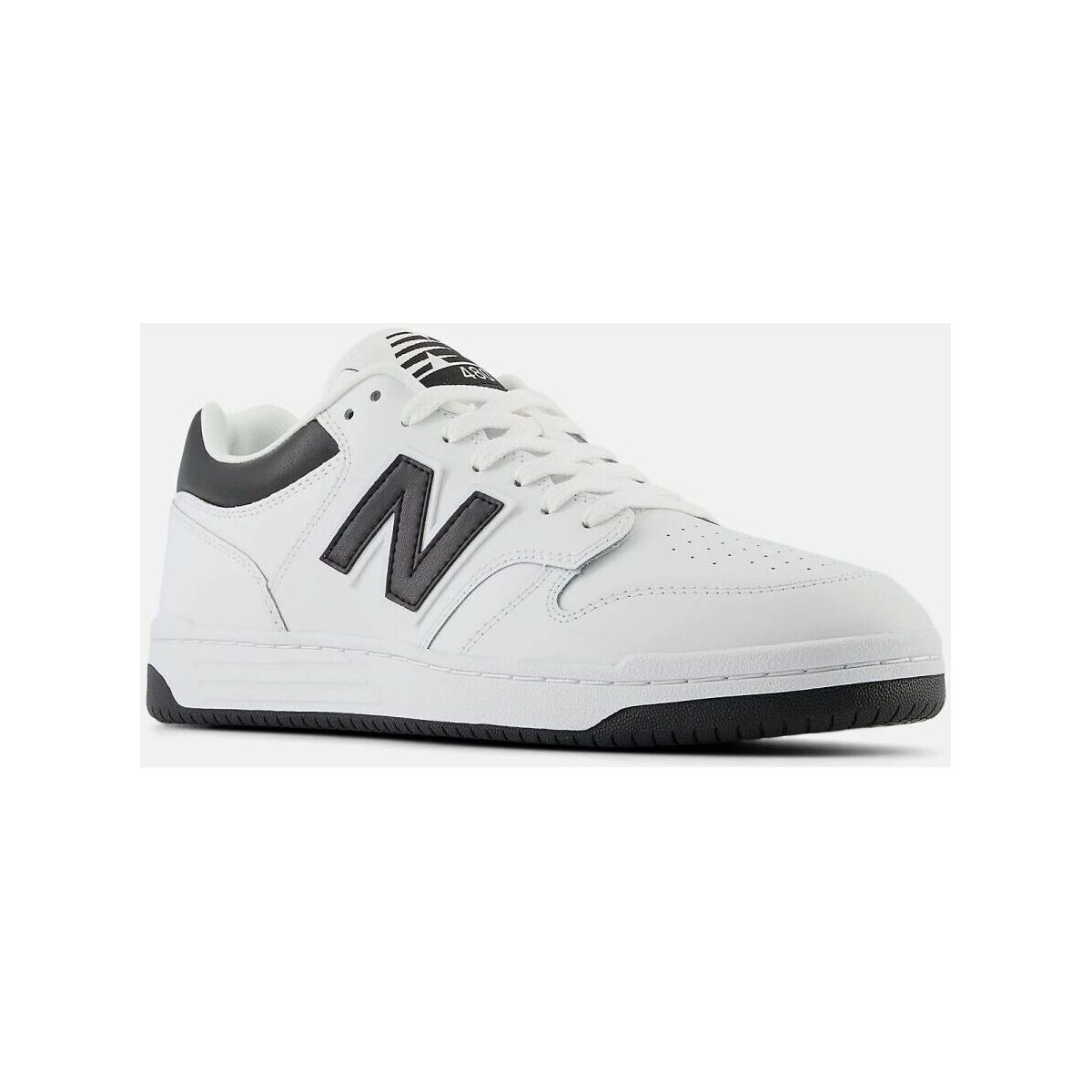 Schuhe Sneaker New Balance BB480LBK-WHITE/BLACK Weiss