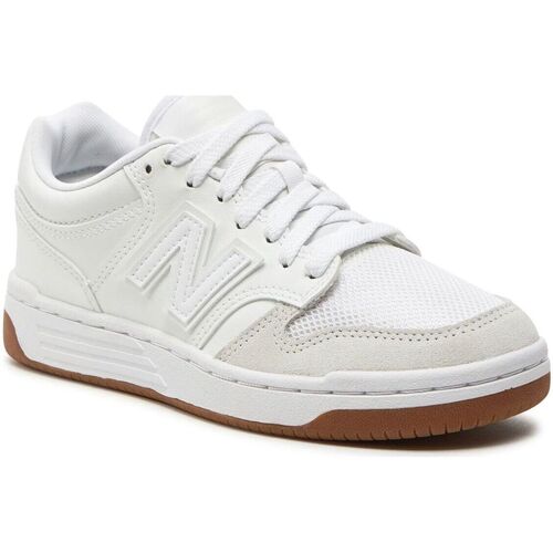 Schuhe Sneaker New Balance GSB480FR-WHITE/MILK Weiss