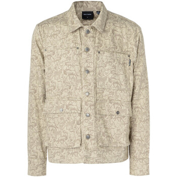 Daily Paper  Jacken Jacke  all over print beige