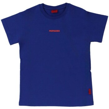 Kleidung Jungen T-Shirts Propaganda 24SSPRBLTS997 Blau