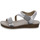 Schuhe Damen Sandalen / Sandaletten Ara Sandaletten Fidschi Sandalette 12-56107-12 Silbern