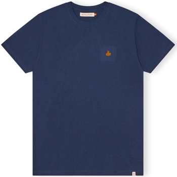 Revolution T-Shirt Regular 1368 DUC - Navy Mel Blau