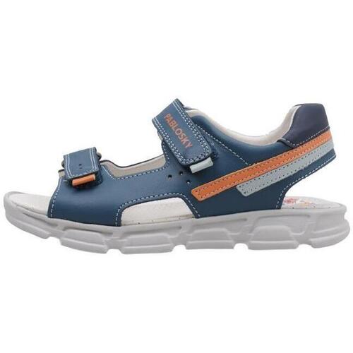Schuhe Jungen Sandalen / Sandaletten Pablosky 513210 Blau