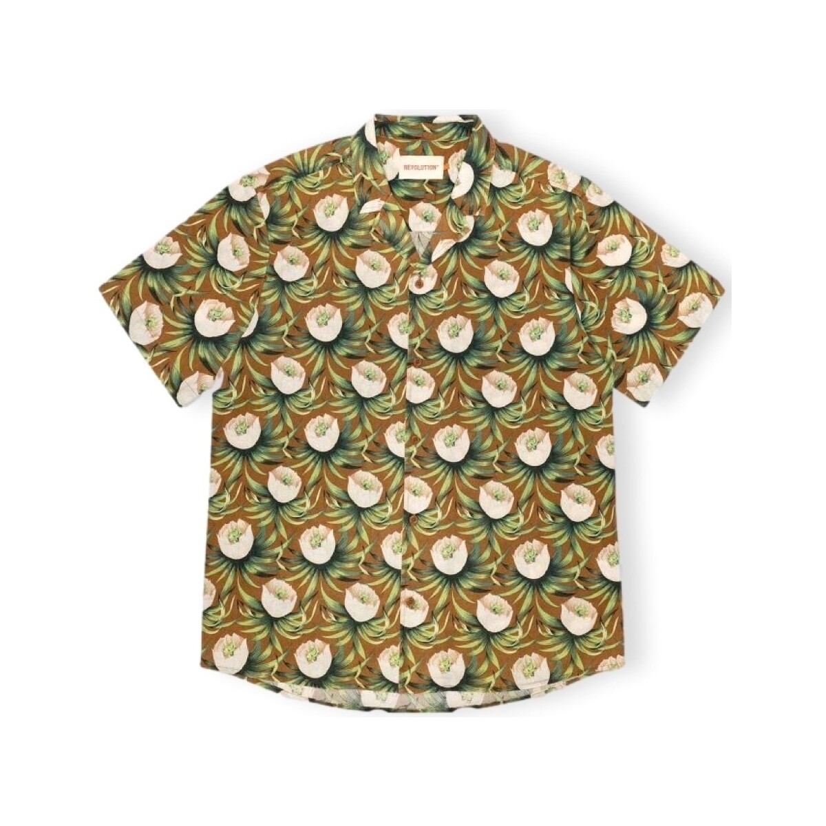 Kleidung Herren Langärmelige Hemden Rvlt Revolution Shirt 3912 - Brown Braun