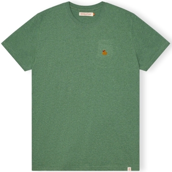 Kleidung Herren T-Shirts & Poloshirts Revolution T-Shirt Regular 1368 DUC - Dustgreen Melange Grün