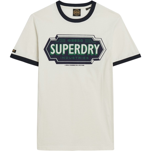 Kleidung Herren T-Shirts Superdry 235501 Weiss