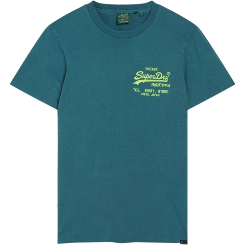 Kleidung Herren T-Shirts Superdry 235546 Blau