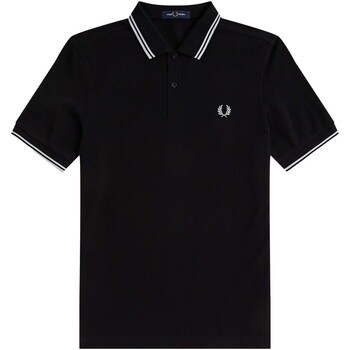 Kleidung Herren Polohemden Fred Perry Fp Twin Tipped Fred Perry Shirt Schwarz