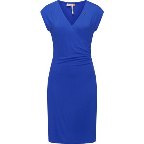 Kleidung Damen Kleider Ragwear Sommerkleid Crupi Blau