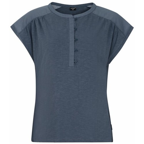 Kleidung Damen T-Shirts Protest T-shirt femme  Prtbaila Blau