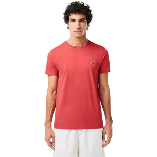 Kleidung Herren T-Shirts Lacoste Pima Rot
